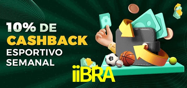 10% de bônus de cashback na iiBRA