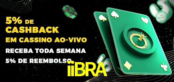 Promoções do cassino ao Vivo iiBRA